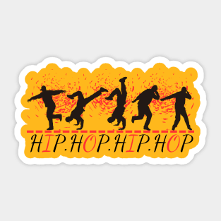 Hip Hop Hip Hop Dance, Old school, Classic, Club Sticker